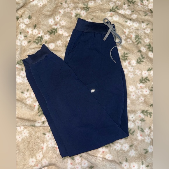 Fabletics Pants - Fabletics Navy Blue Jogger Scrub Pants